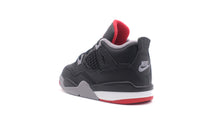 画像をギャラリービューアに読み込む, JORDAN BRAND JORDAN 4 RETRO TD &quot;BRED REIMAGINED&quot; &quot;MICHAEL JORDAN&quot; BLACK/CEMENT GREY/SUMMIT WHITE/FIRE RED 2