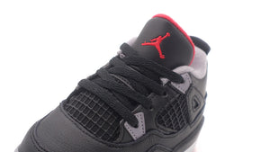 JORDAN BRAND JORDAN 4 RETRO TD "BRED REIMAGINED" "MICHAEL JORDAN" BLACK/CEMENT GREY/SUMMIT WHITE/FIRE RED 6