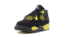 画像をギャラリービューアに読み込む, JORDAN BRAND JORDAN 4 RETRO TD &quot;THUNDER&quot; &quot;MICHAEL JORDAN&quot; BLACK/WHITE/TOUR YELLOW 1