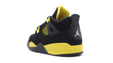 画像をギャラリービューアに読み込む, JORDAN BRAND JORDAN 4 RETRO TD &quot;THUNDER&quot; &quot;MICHAEL JORDAN&quot; BLACK/WHITE/TOUR YELLOW 2
