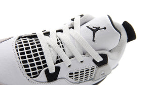 JORDAN BRAND JORDAN 4 RETRO TD "MILITARY BLACK" "MICHAEL JORDAN" WHITE/BLACK/NEUTRAL GRAY 6
