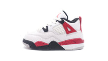 画像をギャラリービューアに読み込む, JORDAN BRAND JORDAN 4 RETRO TD &quot;RED CEMENT&quot; &quot;MICHAEL JORDAN&quot; WHITE/FIRE RED/BLACK/NEUTRAL GREY 3