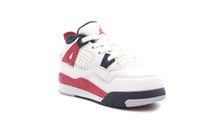 画像をギャラリービューアに読み込む, JORDAN BRAND JORDAN 4 RETRO TD &quot;RED CEMENT&quot; &quot;MICHAEL JORDAN&quot; WHITE/FIRE RED/BLACK/NEUTRAL GREY 5