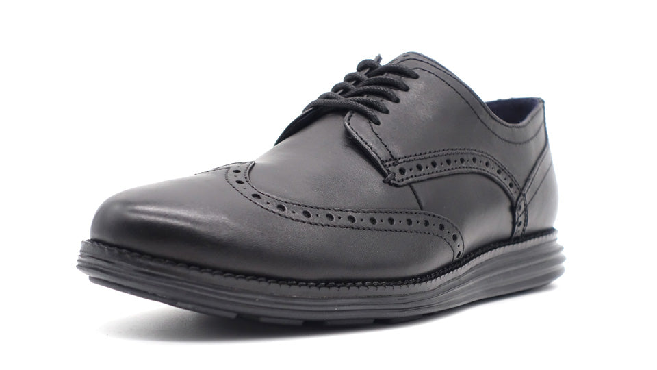 COLE HAAN ORIGINALGRAND WINGTIP OXFORD BLACK/BLACK 1