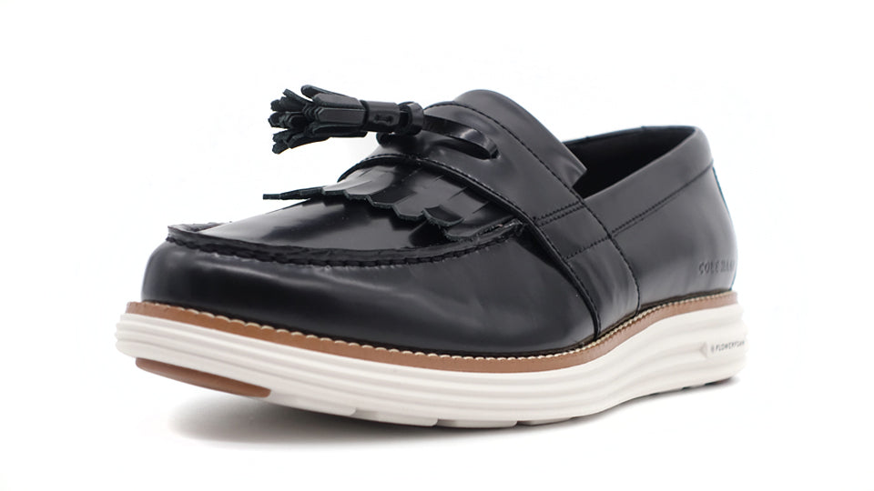 COLE HAAN OG KILTIE LOAFER BLACK/OPTIC WHITE 1