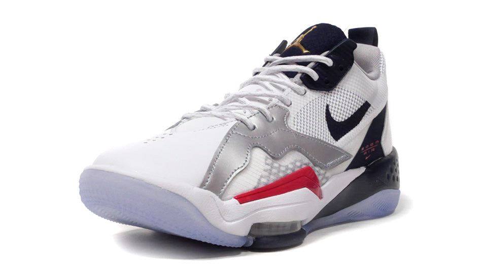 JORDAN BRAND JORDAN ZOOM 92 WHITE/TRUE RED/METALLIC SILVER/OBSIDIAN 1