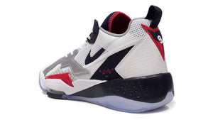 JORDAN BRAND JORDAN ZOOM 92 WHITE/TRUE RED/METALLIC SILVER/OBSIDIAN 2