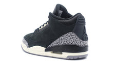 画像をギャラリービューアに読み込む, JORDAN BRAND (WMNS) AIR JORDAN 3 RETRO &quot;MICHAEL JORDAN&quot; OFF NOIR/BLACK/SAIL/CEMENT GREY 2