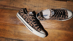 CONVERSE SUEDE ALL STAR US LEOPARD OX BROWN