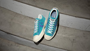 CONVERSE SKATEBOARDING CS SLIP-ON SK SAYHELLO + "SAYHELLO" "+ SERIES" BLUE/GREEN/GRAY 8