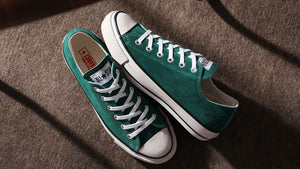 CONVERSE SUEDE ALL STAR J OX "Made in JAPAN" GREEN 7
