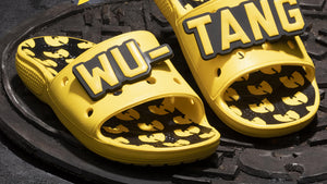 crocs CLASSIC WU-TANG CLAN SLIDE "Wu-Tang Clan" YELLOW/BLACK 8