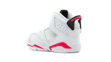 画像をギャラリービューアに読み込む, JORDAN BRAND JORDAN 6 RETRO LITTLE FLEX TD &quot;MICHAEL JORDAN&quot; WHITE/INFRARED 23/BLACK 2