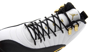 JORDAN BRAND AIR JORDAN 12 RETRO "ROYALTY" "MICHAEL JORDAN" WHITE/METALLIC GOLD/BLACK 6
