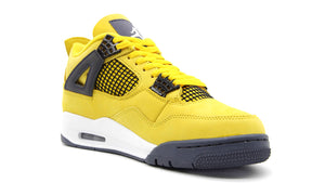 JORDAN BRAND AIR JORDAN 4 RETRO "LIGHTNING" "MICHAEL JORDAN" TOUR YELLOW/DARK BLUE GREY/MULTI COLOR/MULTI COLOR 5