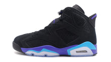 画像をギャラリービューアに読み込む, JORDAN BRAND AIR JORDAN 6 RETRO &quot;AQUA&quot; &quot;MICHAEL JORDAN&quot; BLACK/BRIGHT CONCORD/AQUATONE 3