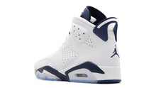 画像をギャラリービューアに読み込む, JORDAN BRAND AIR JORDAN 6 RETRO &quot;MIDNIGHT NAVY&quot; &quot;MICHAEL JORDAN&quot; WHITE/MIDNIGHT NAVY 2