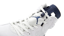 画像をギャラリービューアに読み込む, JORDAN BRAND AIR JORDAN 6 RETRO &quot;MIDNIGHT NAVY&quot; &quot;MICHAEL JORDAN&quot; WHITE/MIDNIGHT NAVY 6
