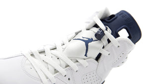 JORDAN BRAND AIR JORDAN 6 RETRO "MIDNIGHT NAVY" "MICHAEL JORDAN" WHITE/MIDNIGHT NAVY 6