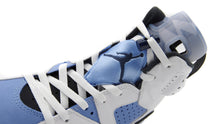 画像をギャラリービューアに読み込む, JORDAN BRAND AIR JORDAN 6 RETRO &quot;UNC&quot; &quot;MICHAEL JORDAN&quot; UNIVERSITY BLUE/WHITE/BLACK/COLLEGE NAVY 6