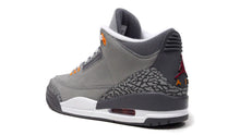 画像をギャラリービューアに読み込む, JORDAN BRAND AIR JORDAN 3 RETRO &quot;COOL GREY&quot; &quot;MICHAEL JORDAN&quot; SILVER/SPORT RED/LIGHT GRAPHITE/ORANGE PEEL/WHITE 2