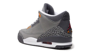 JORDAN BRAND AIR JORDAN 3 RETRO "COOL GREY" "MICHAEL JORDAN" SILVER/SPORT RED/LIGHT GRAPHITE/ORANGE PEEL/WHITE 2
