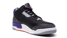 画像をギャラリービューアに読み込む, JORDAN BRAND AIR JORDAN 3 RETRO &quot;COURT PURPLE&quot; &quot;MICHAEL JORDAN&quot; BLACK/COURT PURPLE/CEMENT GREY/NOIR/GRIS CIMENT/VIOLET COURT 5