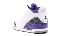 画像をギャラリービューアに読み込む, JORDAN BRAND AIR JORDAN 3 RETRO &quot;DARK IRIS&quot; &quot;MICHAEL JORDAN&quot; WHITE/BLACK/DARK IRIS/VIOLET HAZE 2