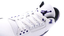 画像をギャラリービューアに読み込む, JORDAN BRAND AIR JORDAN 3 RETRO &quot;DARK IRIS&quot; &quot;MICHAEL JORDAN&quot; WHITE/BLACK/DARK IRIS/VIOLET HAZE 6