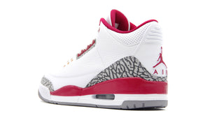 JORDAN BRAND AIR JORDAN 3 RETRO "CARDINAL RED" "MICHAEL JORDAN" WHITE/LIGHT CURRY/CARDINAL RED/CEMENT GREY 2