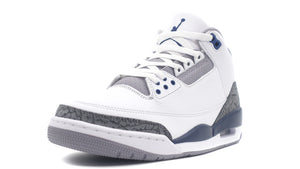 JORDAN BRAND AIR JORDAN 3 RETRO "MIDNIGHT NAVY" "MICHAEL JORDAN" WHITE/MIDNIGHT NAVY/CEMENT GREY/BLACK 1