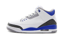画像をギャラリービューアに読み込む, JORDAN BRAND AIR JORDAN 3 RETRO &quot;RACER BLUE&quot; &quot;MICHAEL JORDAN&quot; WHITE/BLACK/CEMENT GREY/RACER BLUE 3