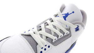 JORDAN BRAND AIR JORDAN 3 RETRO "RACER BLUE" "MICHAEL JORDAN" WHITE/BLACK/CEMENT GREY/RACER BLUE 6
