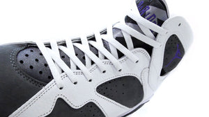JORDAN BRAND AIR JORDAN 7 RETRO "FLINT" "MICHAEL JORDAN" WHITE/VARSITY PURPLE/FLINT GREY/BLACK 6