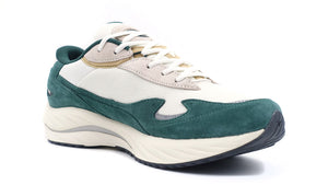 MIZUNO WAVE RIDER β OFF WHITE/LIGHT BEIGE/DARK GREEN 5