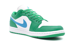 JORDAN BRAND (WMNS) AIR JORDAN 1 LOW "LUCKY GREEN" "MICHAEL JORDAN" LUCKY GREEN/AQUATONE/WHITE 5
