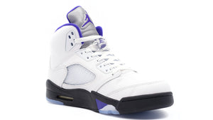 JORDAN BRAND AIR JORDAN 5 RETRO "DARK CONCORD" "MICHAEL JORDAN" WHITE/DARK CONCORD/BLACK 5