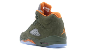 JORDAN BRAND AIR JORDAN 5 RETRO "OLIVE" "MICHAEL JORDAN" ARMY OLIVE/SOLAR ORANGE 2