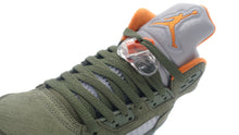 画像をギャラリービューアに読み込む, JORDAN BRAND AIR JORDAN 5 RETRO &quot;OLIVE&quot; &quot;MICHAEL JORDAN&quot; ARMY OLIVE/SOLAR ORANGE 6