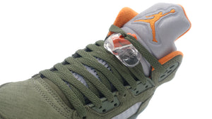 JORDAN BRAND AIR JORDAN 5 RETRO "OLIVE" "MICHAEL JORDAN" ARMY OLIVE/SOLAR ORANGE 6