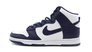 NIKE DUNK HIGH RETRO "MIDNIGHT NAVY" WHITE/MIDNIGHT NAVY/TOTAL ORANGE 3