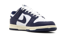 画像をギャラリービューアに読み込む, NIKE (WMNS) DUNK LOW "VINTAGE NAVY" WHITE/MIDNIGHT NAVY 5