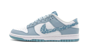 NIKE (WMNS) DUNK LOW ESS "PAISELY PACK" WHITE/WORN BLUE/WHITE/WORN BLUE 3