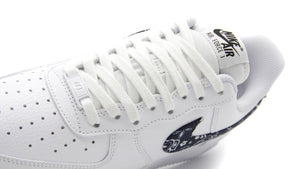 NIKE (WMNS) AIR FORCE 1 '07 ESS "PAISELY PACK" WHITE/BLACK/WHITE/WHITE 6