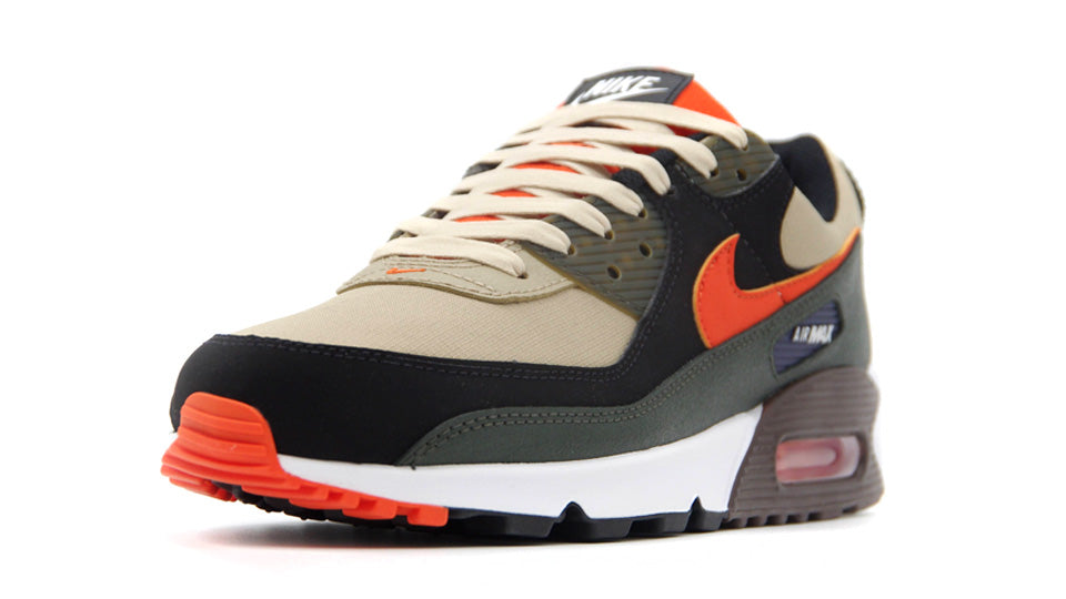 NIKE AIR MAX 90 TWEED/ORANGE BLAZE/DARK ARMY/BLACK