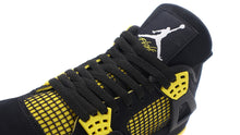 画像をギャラリービューアに読み込む, JORDAN BRAND AIR JORDAN 4 RETRO &quot;THUNDER&quot; &quot;MICHAEL JORDAN&quot; BLACK/WHITE/TOUR YELLOW 6