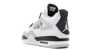 JORDAN BRAND AIR JORDAN 4 RETRO "MILITARY BLACK" "MICHAEL JORDAN" WHITE/BLACK/NEUTRAL GRAY 2