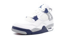 画像をギャラリービューアに読み込む, JORDAN BRAND AIR JORDAN 4 RETRO &quot;MIDNIGHT NAVY&quot; &quot;MICHAEL JORDAN&quot; WHITE/MIDNIGHT NAVY/LIGHT SMOKE GREY/FIRE RED 1