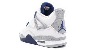 JORDAN BRAND AIR JORDAN 4 RETRO "MIDNIGHT NAVY" "MICHAEL JORDAN" WHITE/MIDNIGHT NAVY/LIGHT SMOKE GREY/FIRE RED 2