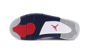 JORDAN BRAND AIR JORDAN 4 RETRO "MIDNIGHT NAVY" "MICHAEL JORDAN" WHITE/MIDNIGHT NAVY/LIGHT SMOKE GREY/FIRE RED 4